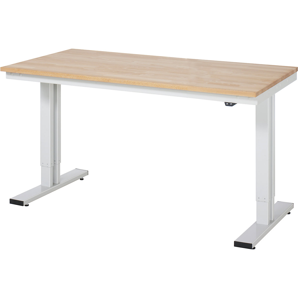Mesa de trabalho com regulação elétrica da altura, capacidade de carga 300 kg - RAU