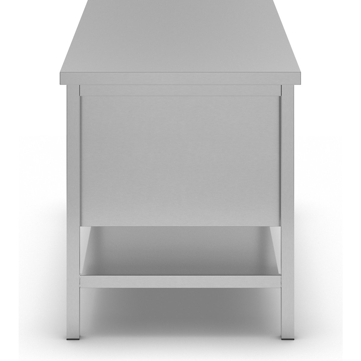 Mesa de trabalho em aço inoxidável – eurokraft basic (Imagem do produto 4)-3