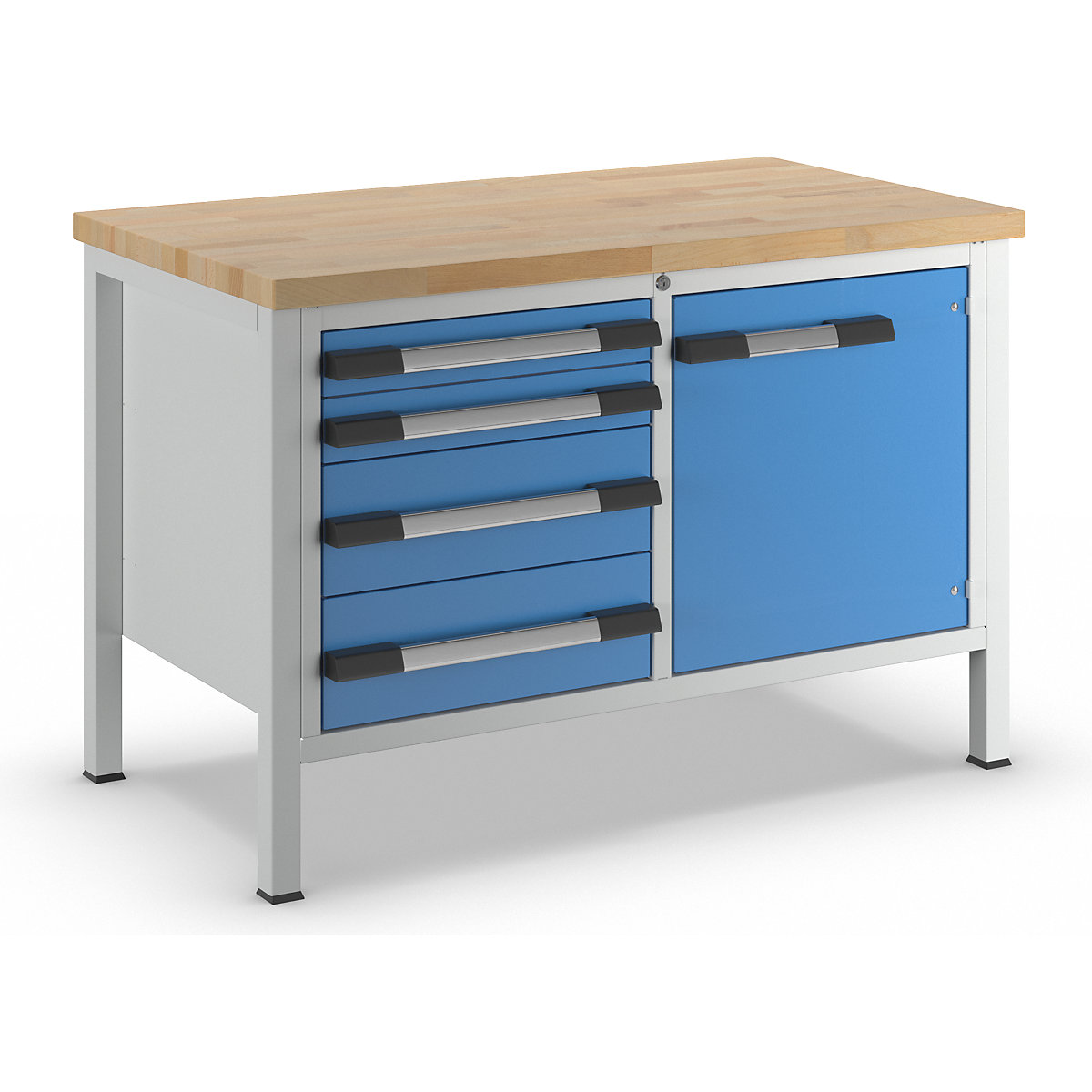 Banco de trabajo, construcción de bastidor Serie 8000 &ndash; eurokraft pro