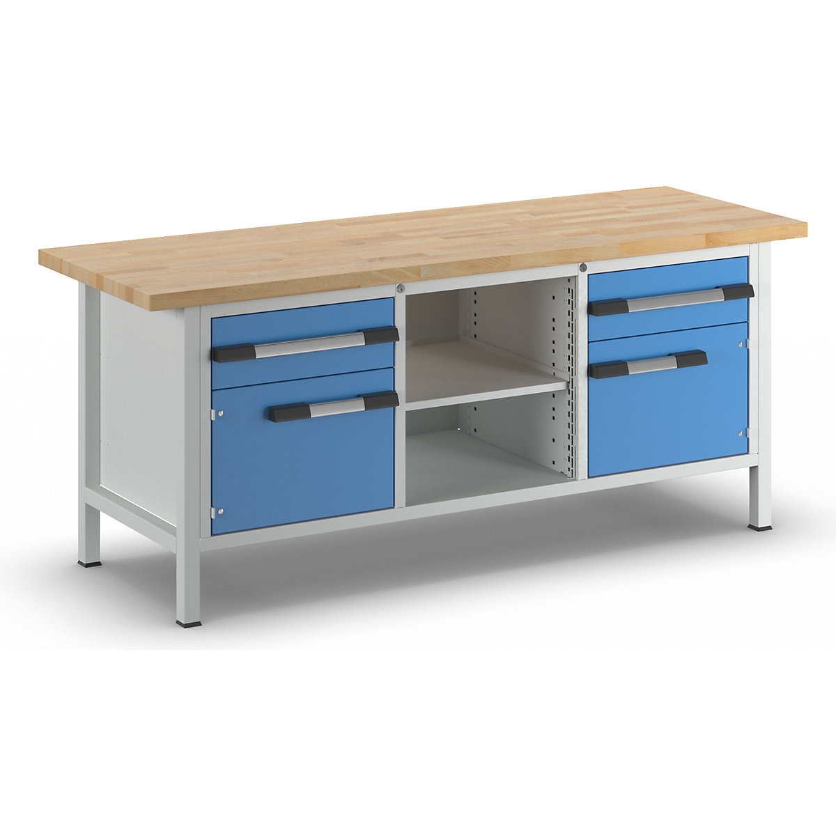 Banco de trabajo, construcción de bastidor Serie 8000 &ndash; eurokraft pro