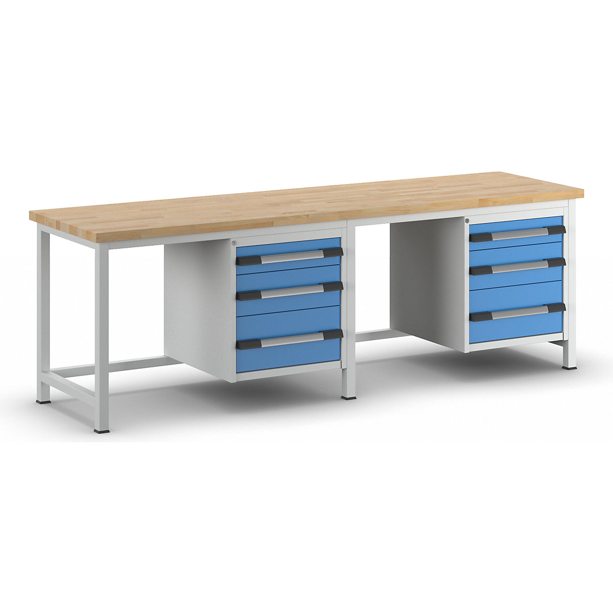 Banco de trabajo, construcción de bastidor Serie 8000 &ndash; eurokraft pro