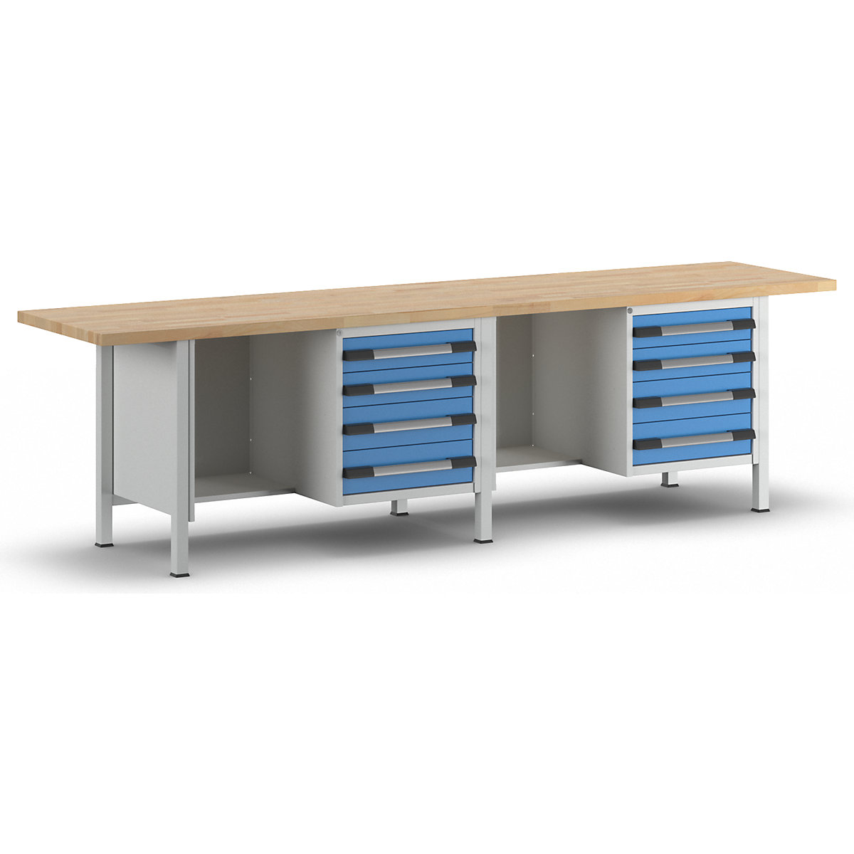 Banco de trabajo, construcción de bastidor Serie 8000 &ndash; eurokraft pro