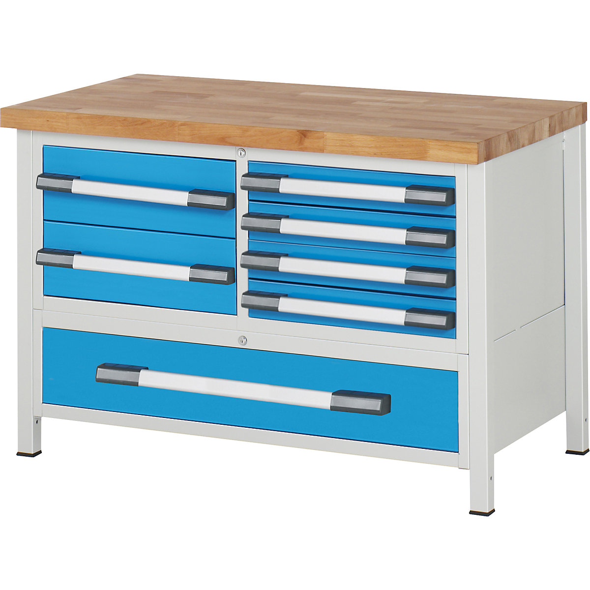 Banco de trabajo, construcción de bastidor Serie 8000 &ndash; eurokraft pro