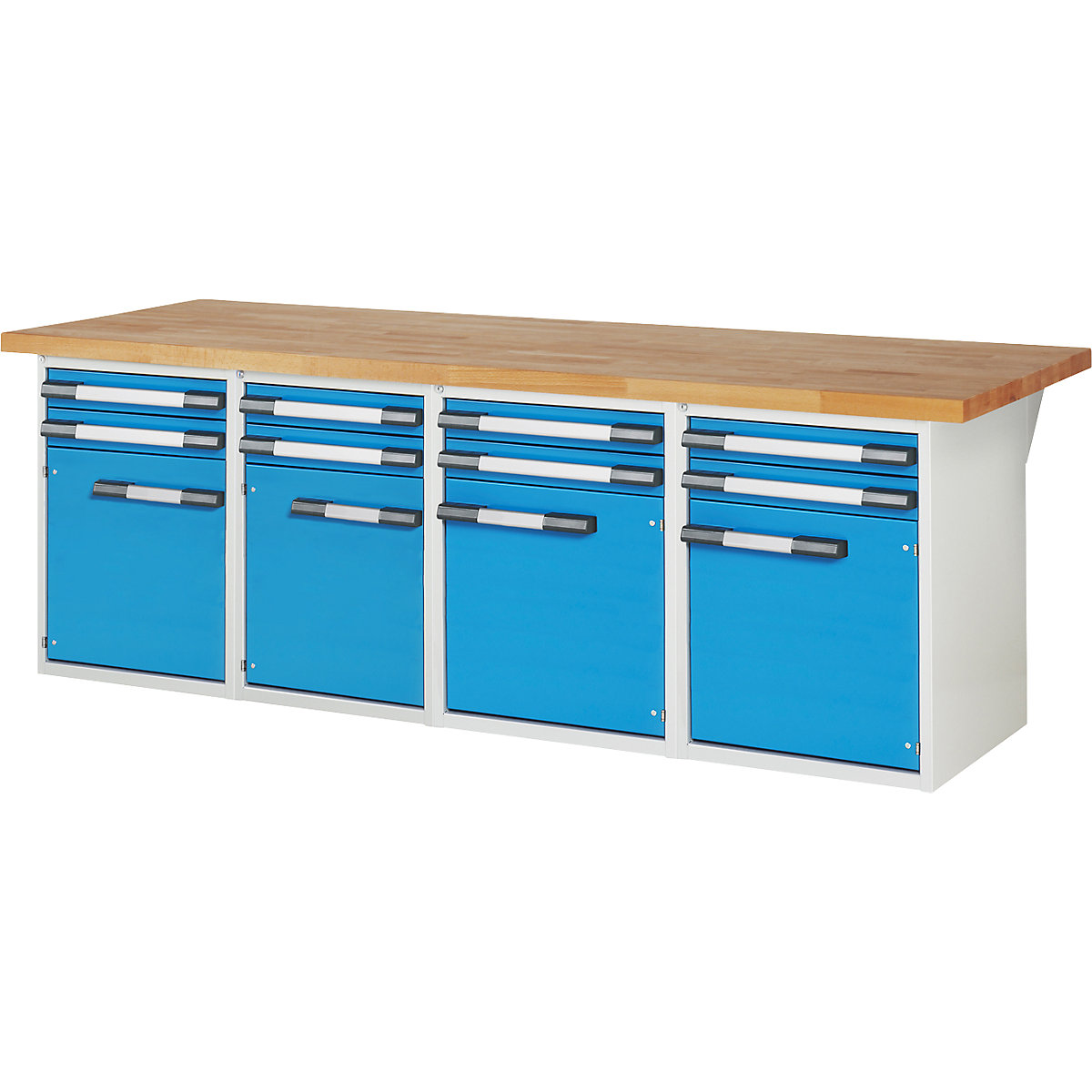 Banco de trabajo, sistema modular Serie 7000 – eurokraft pro