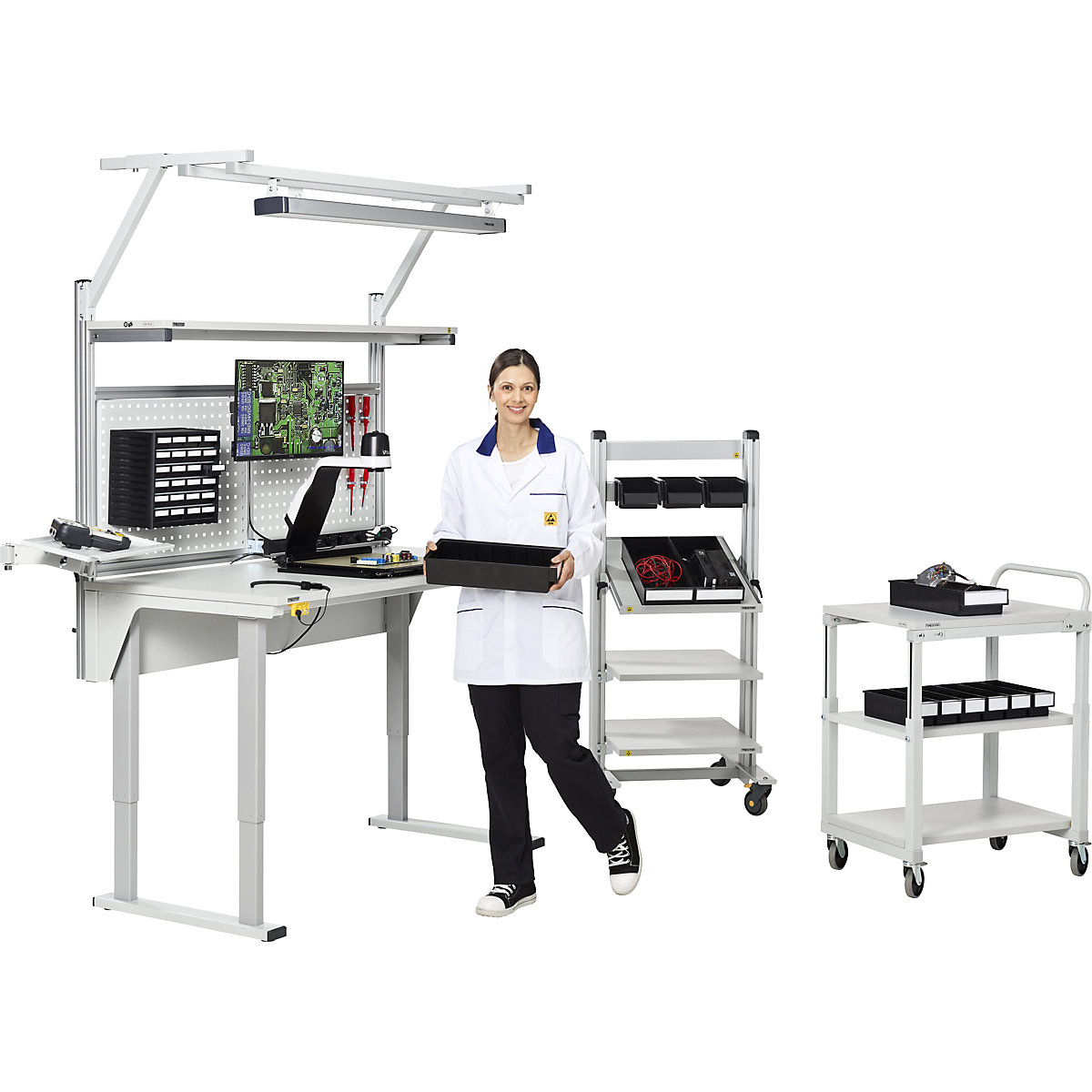 Muñequera ESD, ajustable – Treston (Imagen del producto 3)-2