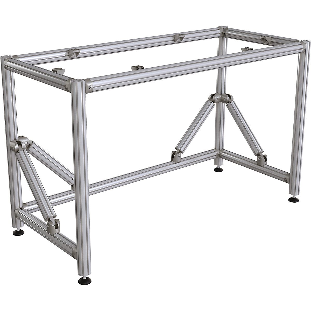 Bastidor de mesa de trabajo de aluminio