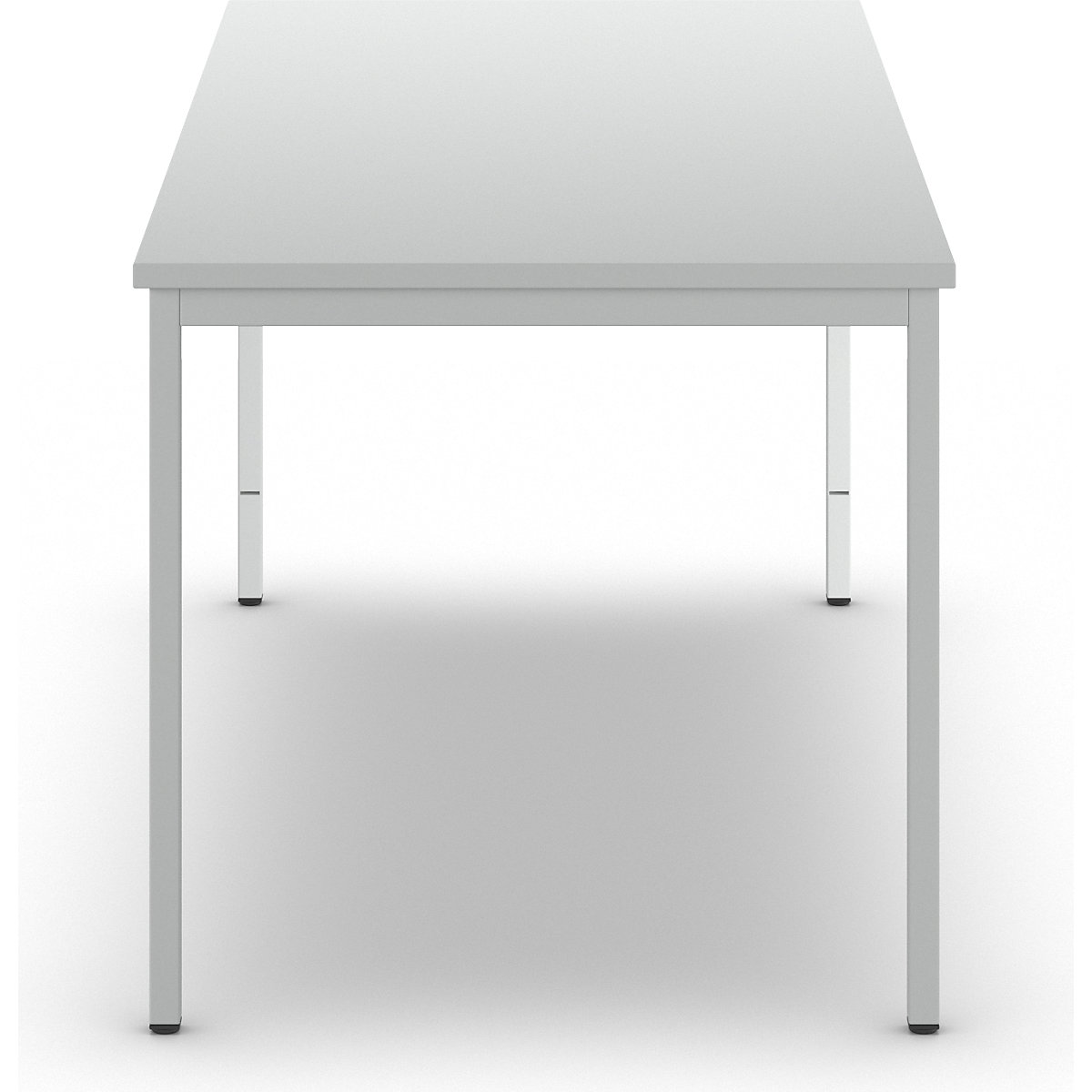 Escritorio para encargados, gris luminoso – eurokraft basic (Imagen del producto 5)-4