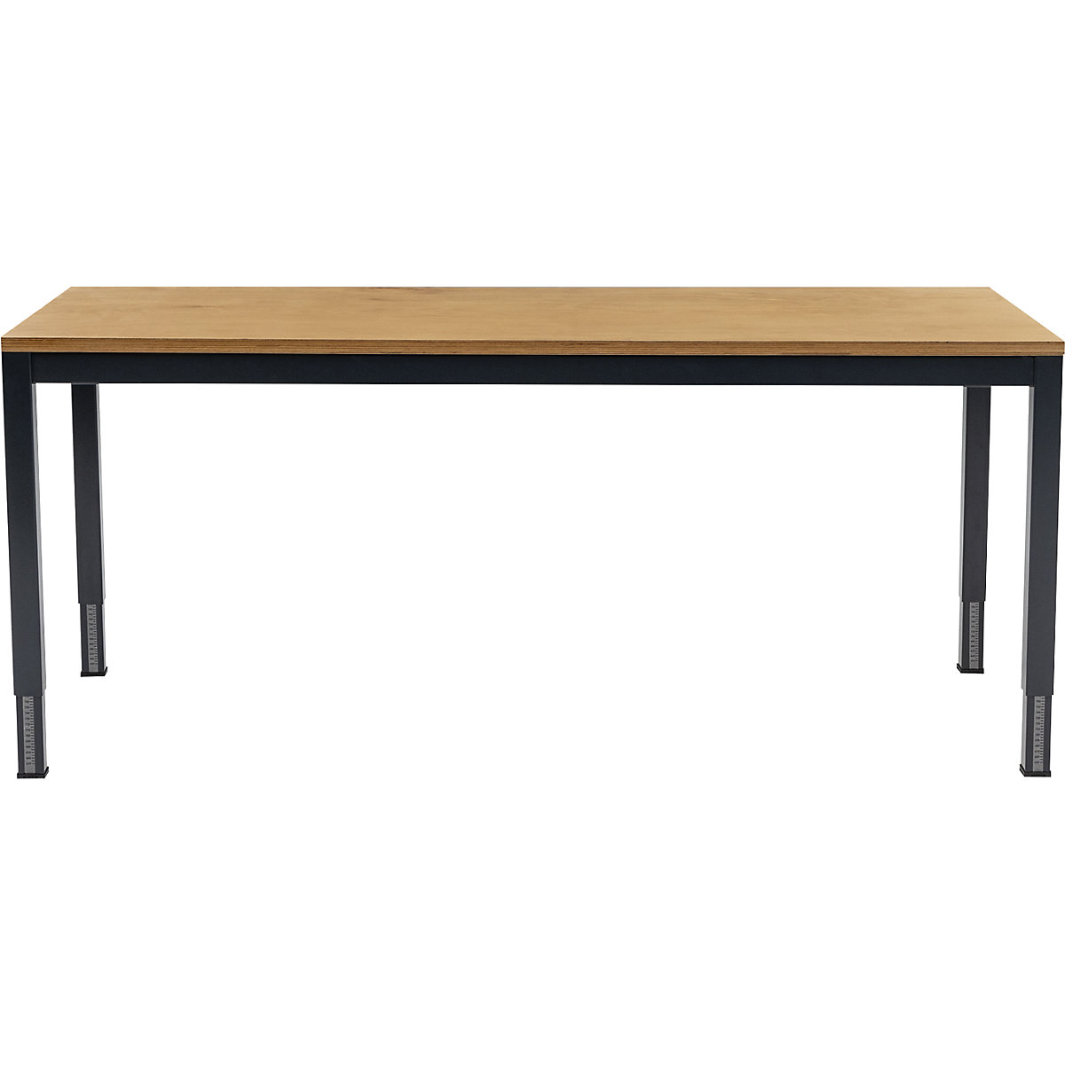 Mesa de trabajo de altura regulable – eurokraft basic (Imagen del producto 2)-1