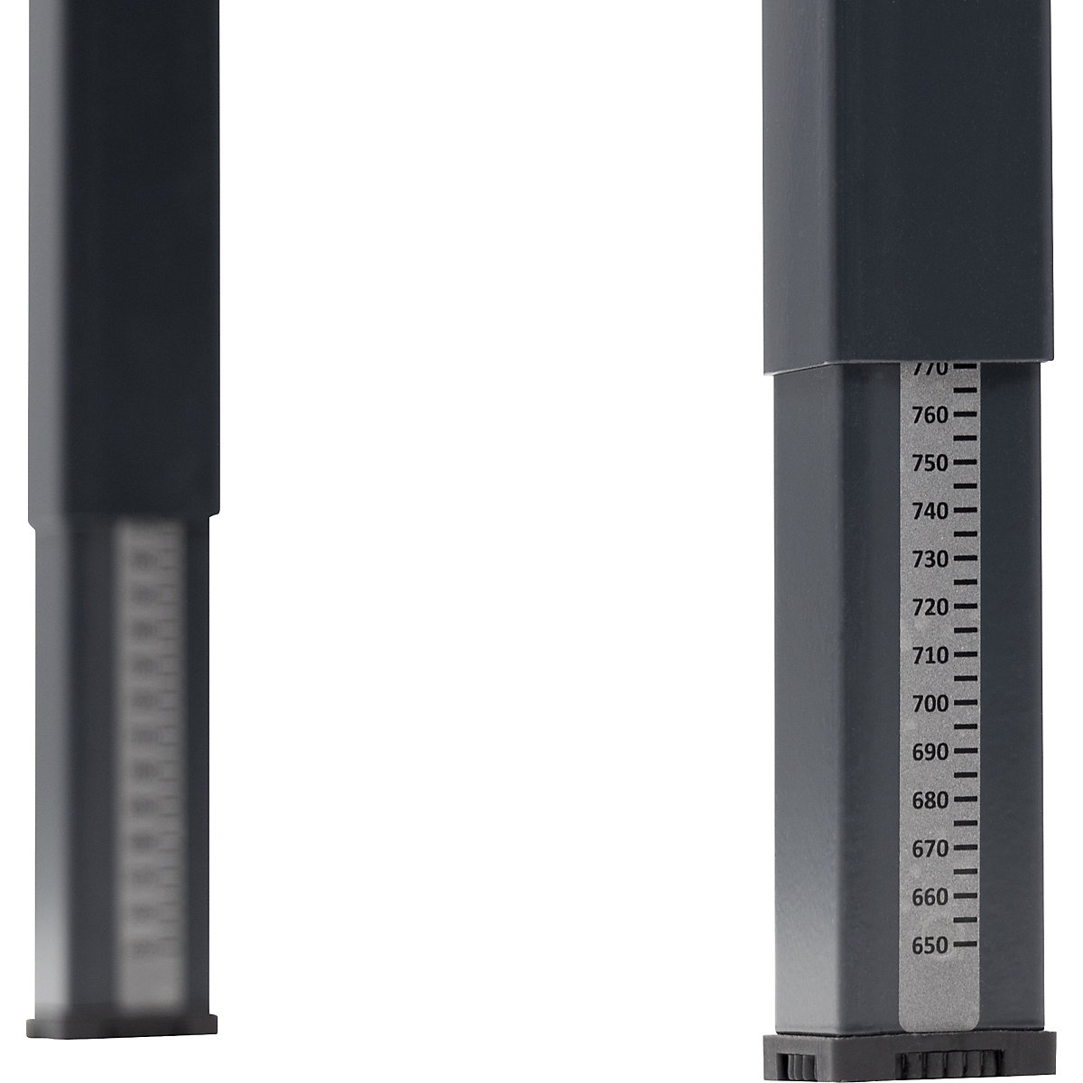 Mesa de trabajo de altura regulable – eurokraft basic (Imagen del producto 4)-3