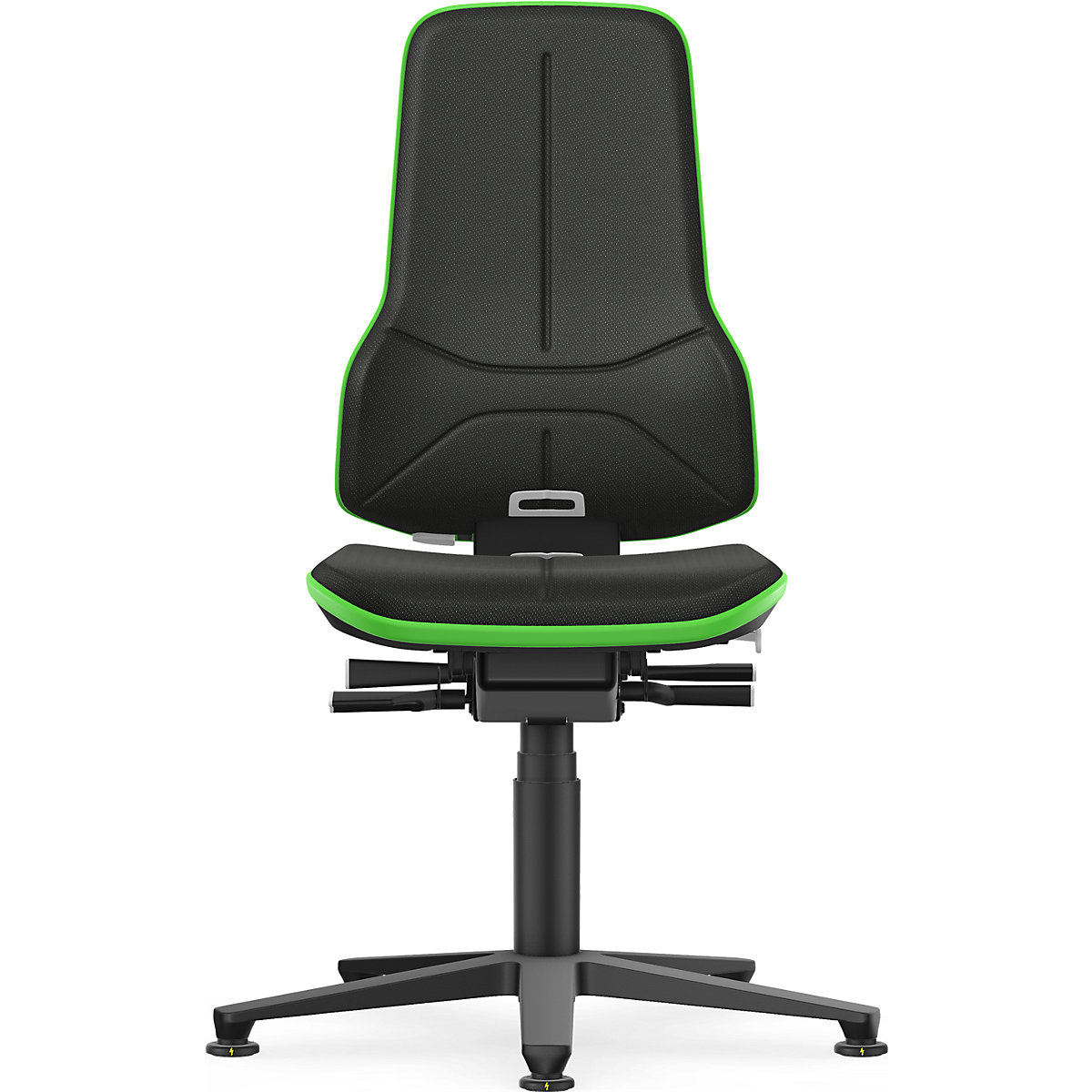 Cadeira de trabalho giratória NEON ESD, patins – bimos (Imagem do produto 3)-2