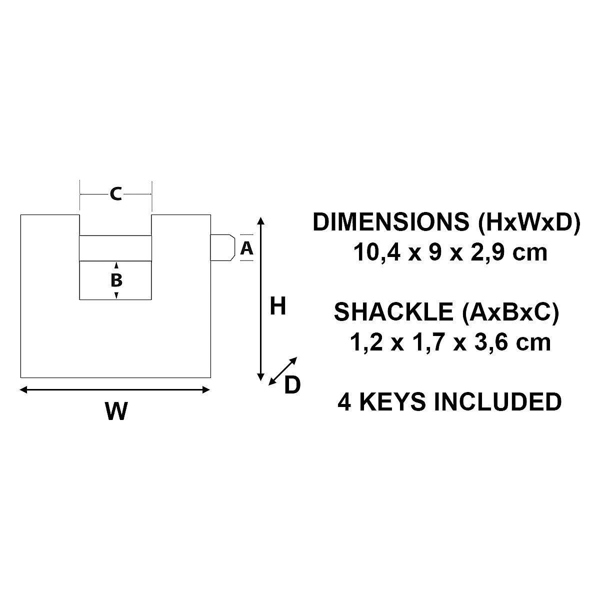 Cadeado – Masterlock (Imagem do produto 7)-6
