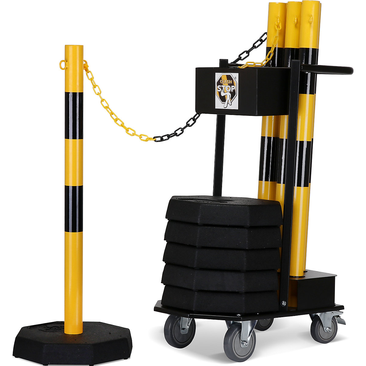 Suporte para correntes com carro de transporte – CrashStop (Imagem do produto 15)-14