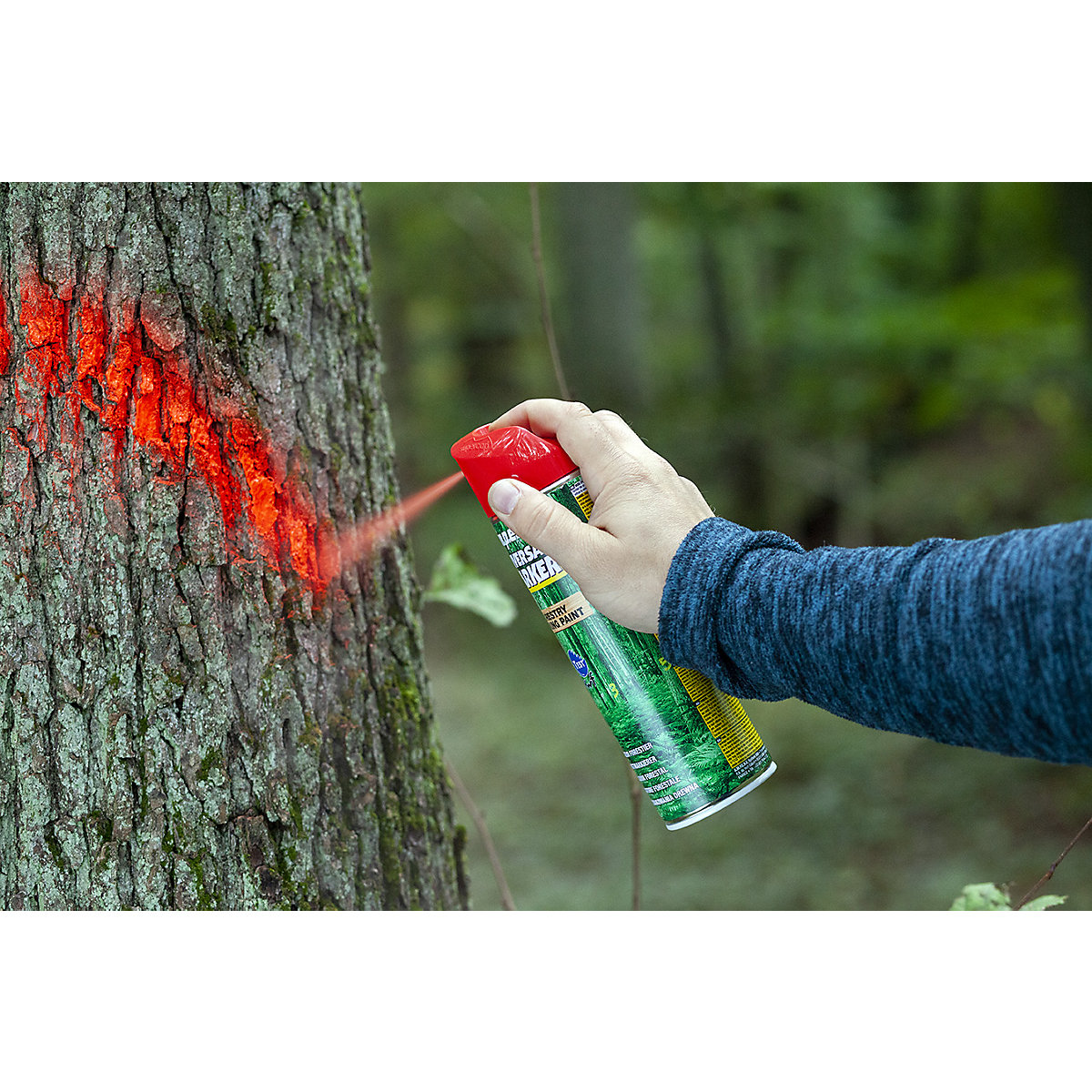 Marcador florestal Mammut Paint Universal Marker® fluorescente – Ampere (Imagem do produto 2)-1