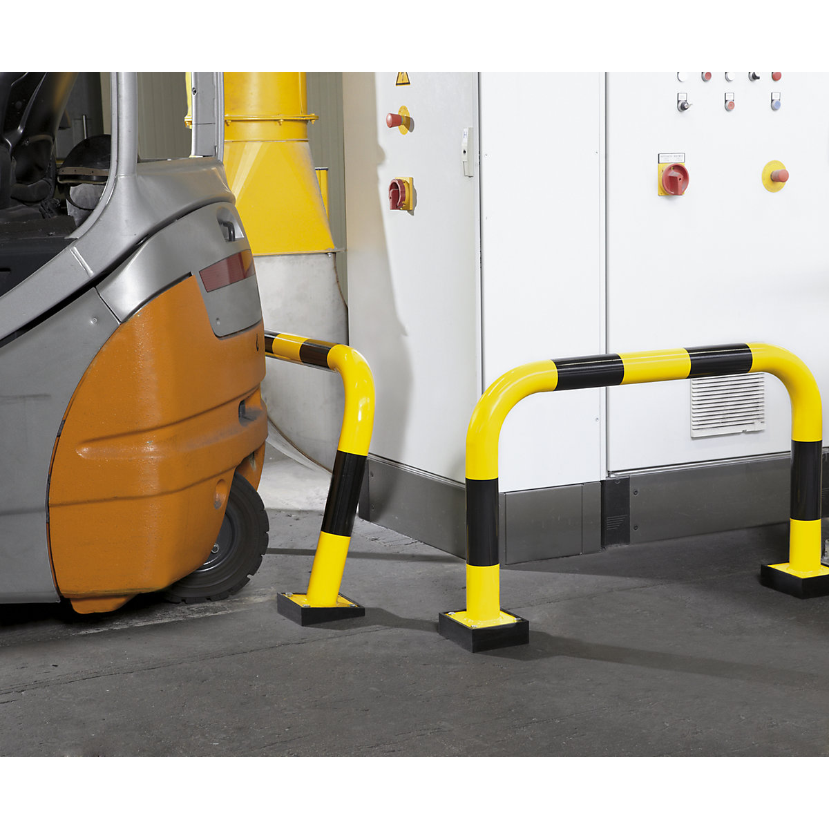 Arco de proteção contra impactos, aço, Ø 76 mm, com elemento amortecedor – Black Bull (Imagem do produto 3)-2