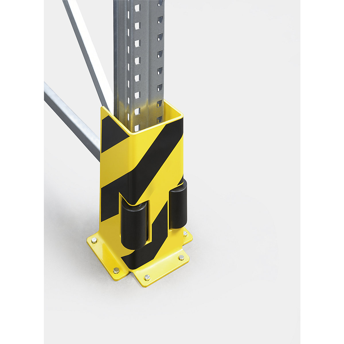 Protección antichoque con rodillos guía para estanterías – Black Bull (Imagen del producto 2)-1