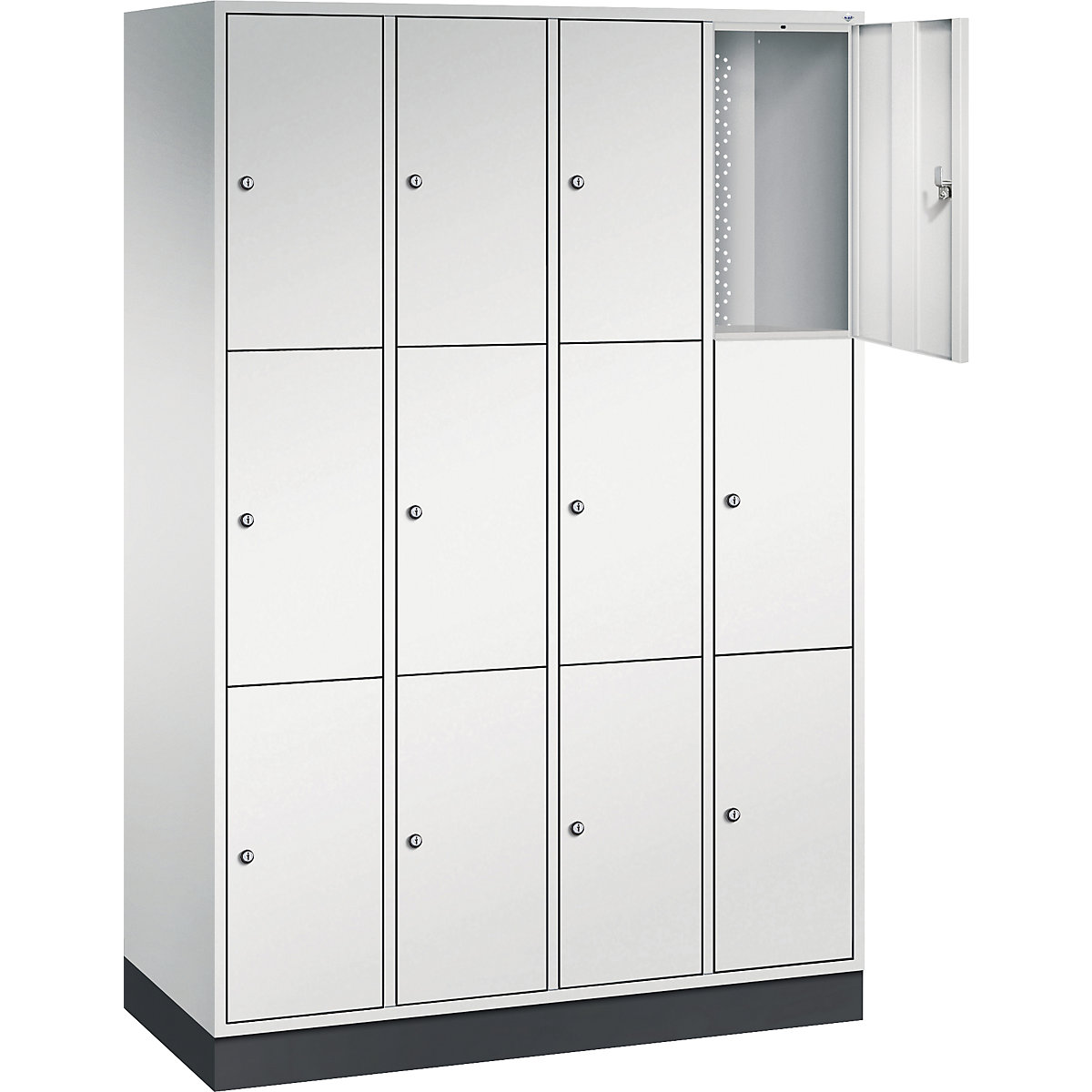 Armário de cacifos com 3 compartimentos Intro – C+P (Imagem do produto 2)-1
