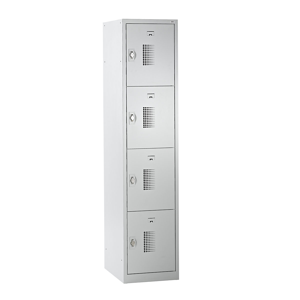 Armário de cacifos com 4 compartimentos Amsterdam – eurokraft basic (Imagem do produto 3)-2