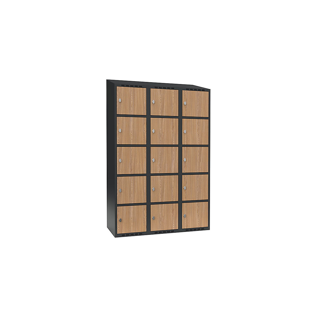 Armário de cacifos com 5 compartimentos Fydor