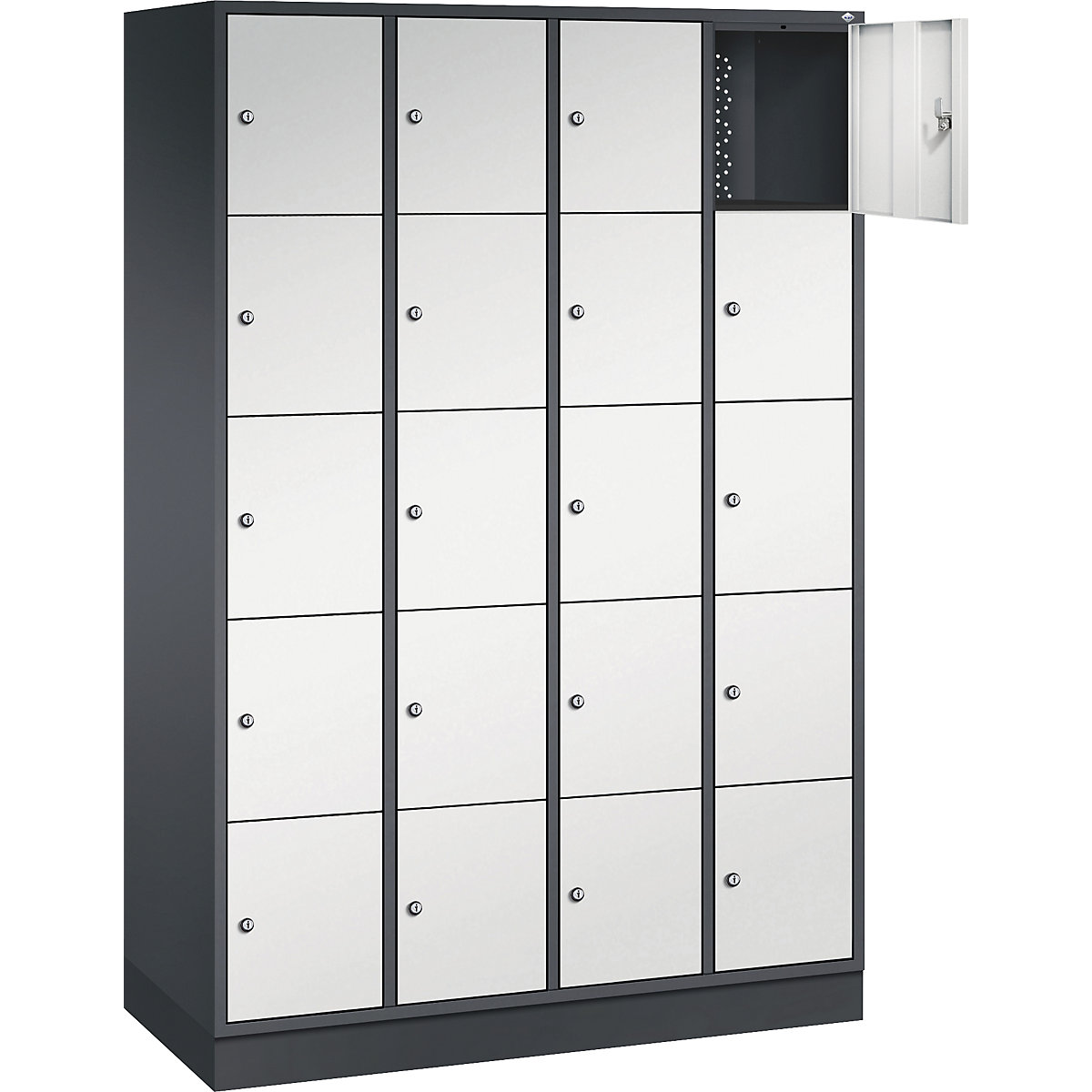 Armário de cacifos com 5 compartimentos Intro – C+P (Imagem do produto 9)-8