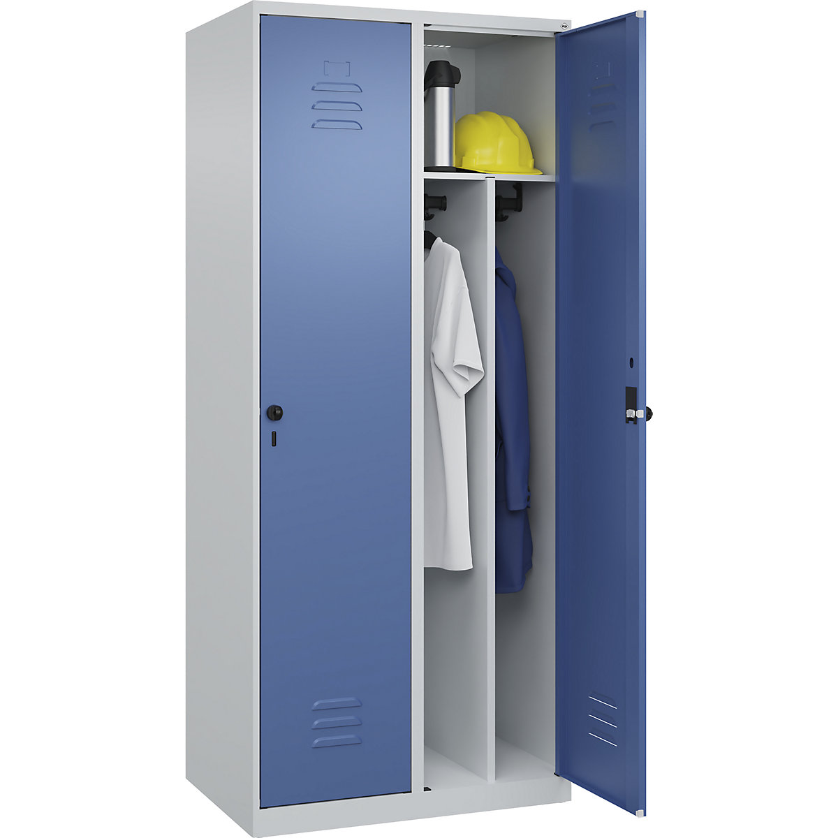 Cacifo com separação de roupa suja/limpa Classic PLUS, estreito – C+P