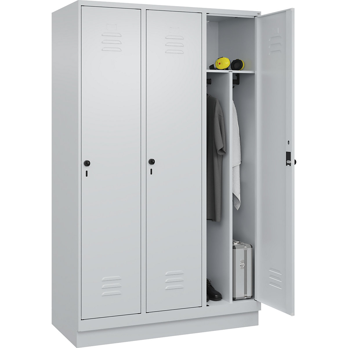 Cacifo com separação de roupa suja/limpa Classic PLUS, estreito – C+P