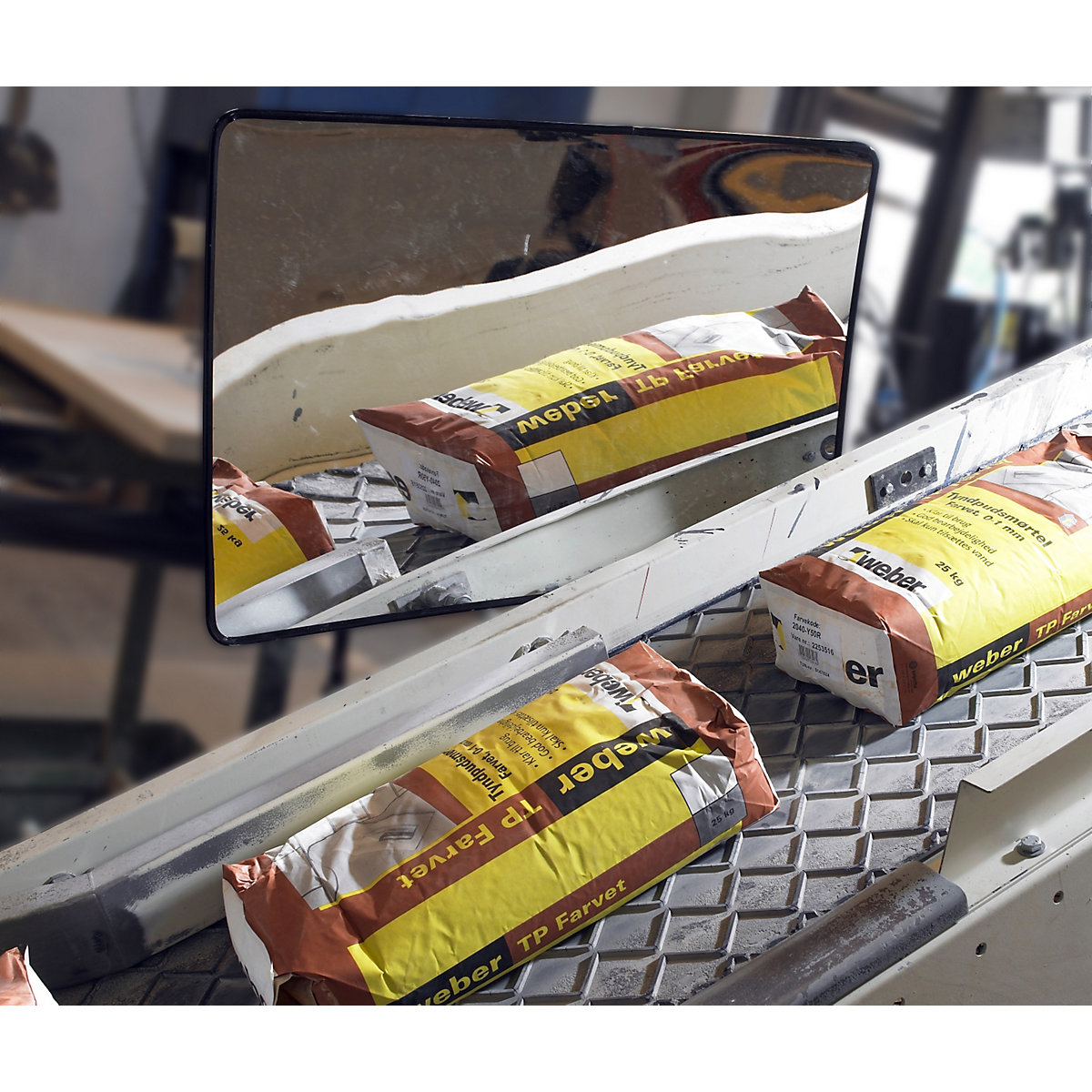 Espelho de vigilância e controlo em vidro acrílico – Dan-MIRROR