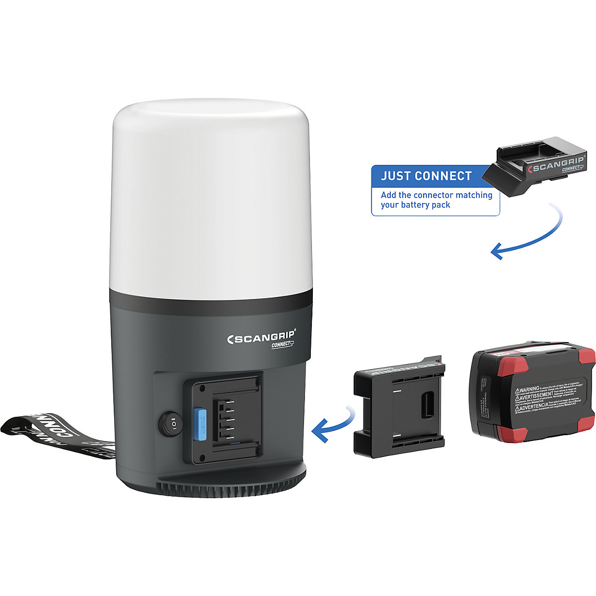 Luz de trabalho LED AREA 6 CONNECT – SCANGRIP (Imagem do produto 12)-11