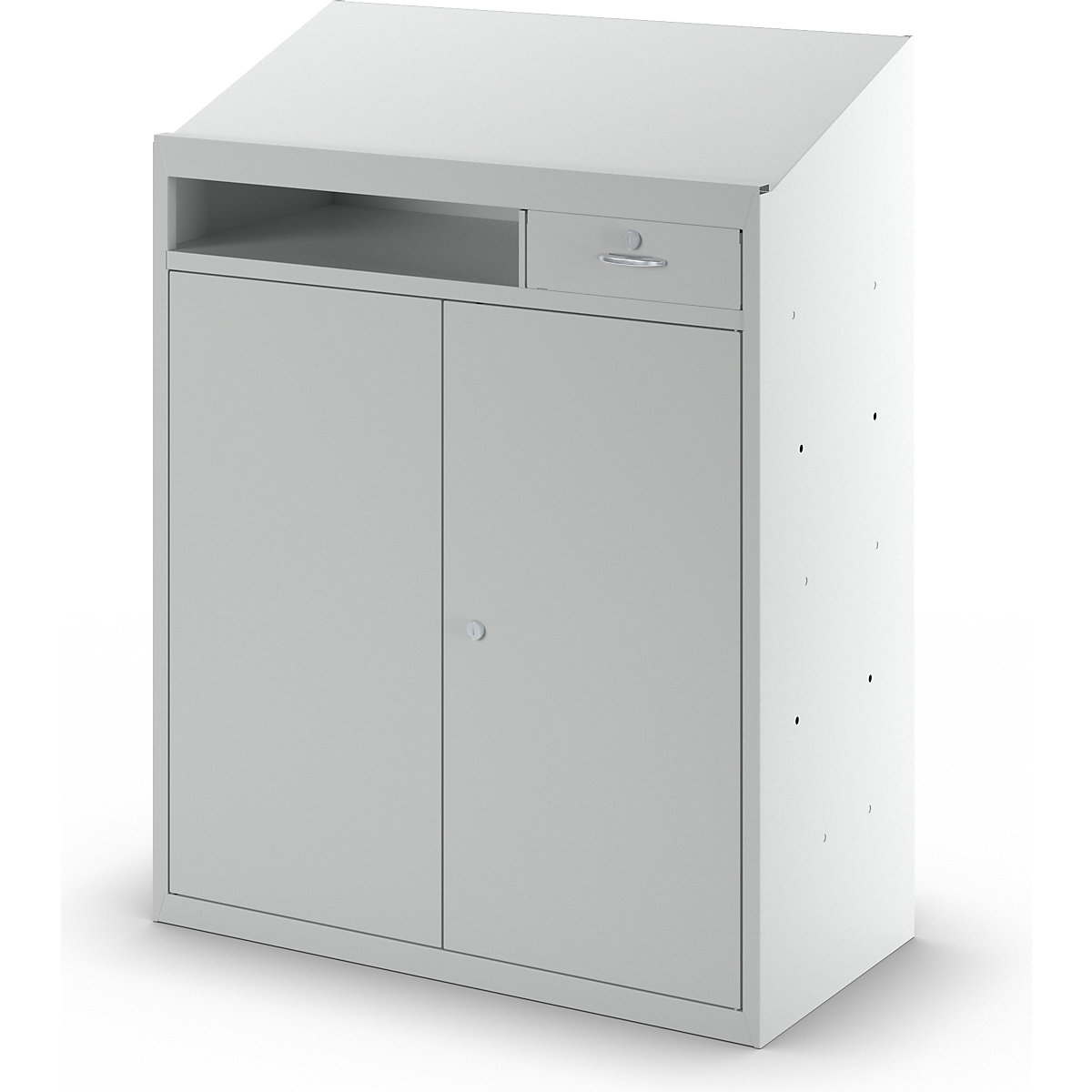 Armário de ferramentas com púlpito para escrever – eurokraft basic (Imagem do produto 8)-7