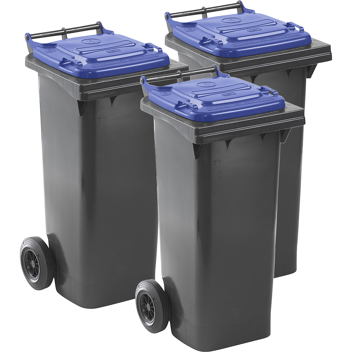 Contenedores de basura DIN EN 840, UE 3 unidades