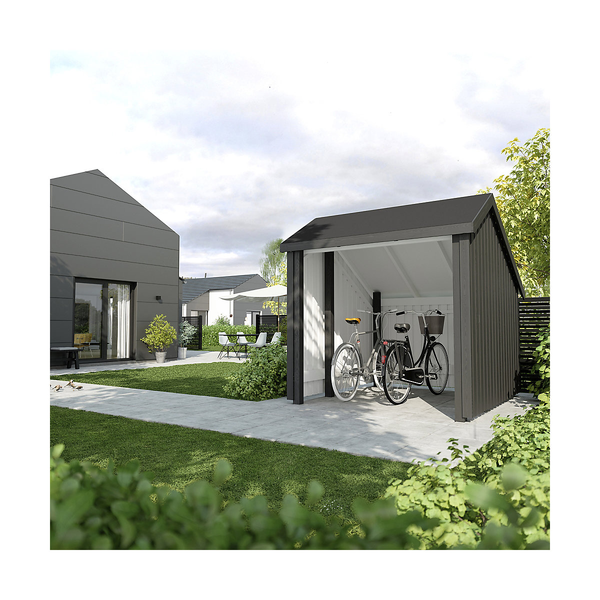 Cobertizo para bicicletas (Imagen del producto 2)-1