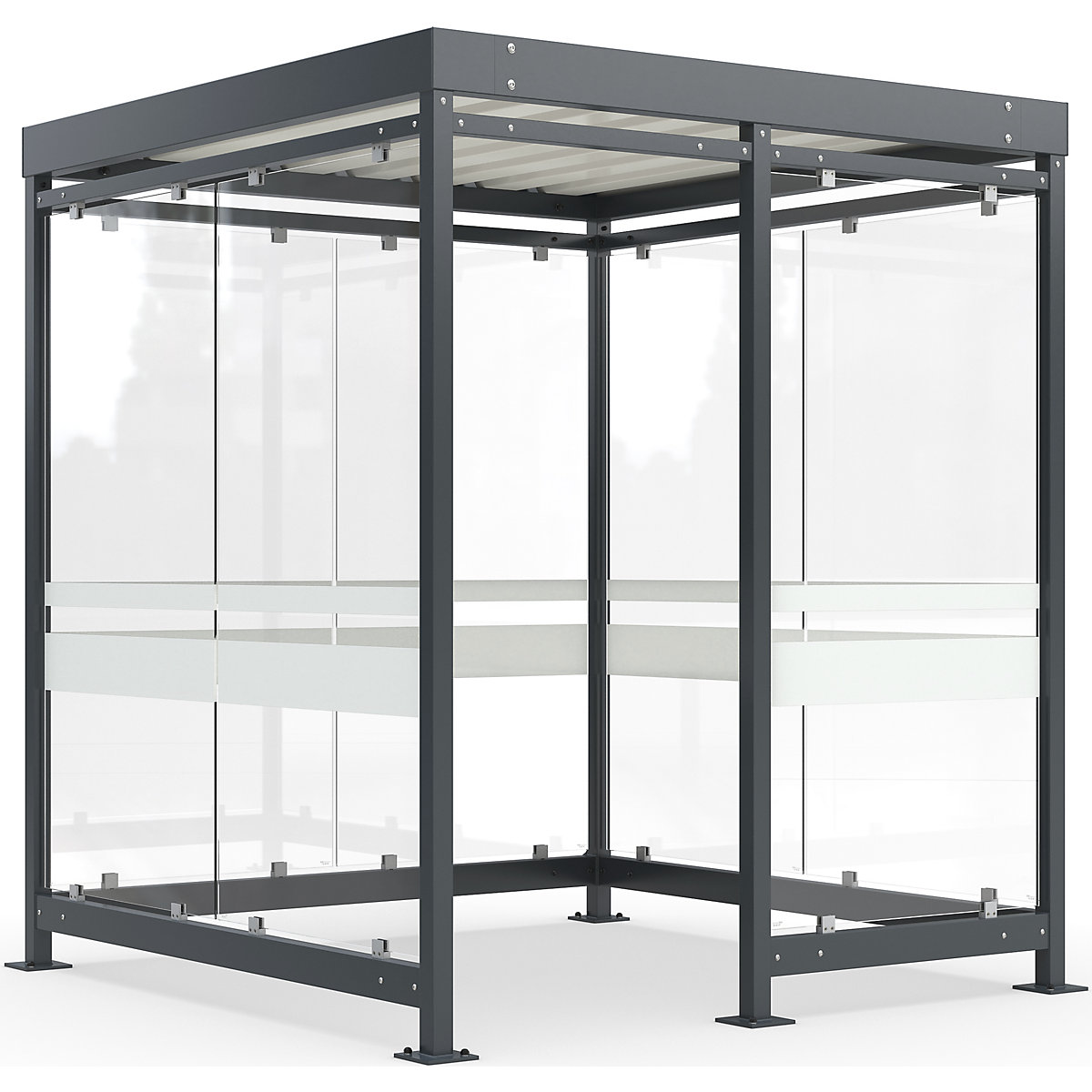 Marquesina Köln con tejado de acero – WSM (Imagen del producto 7)-6