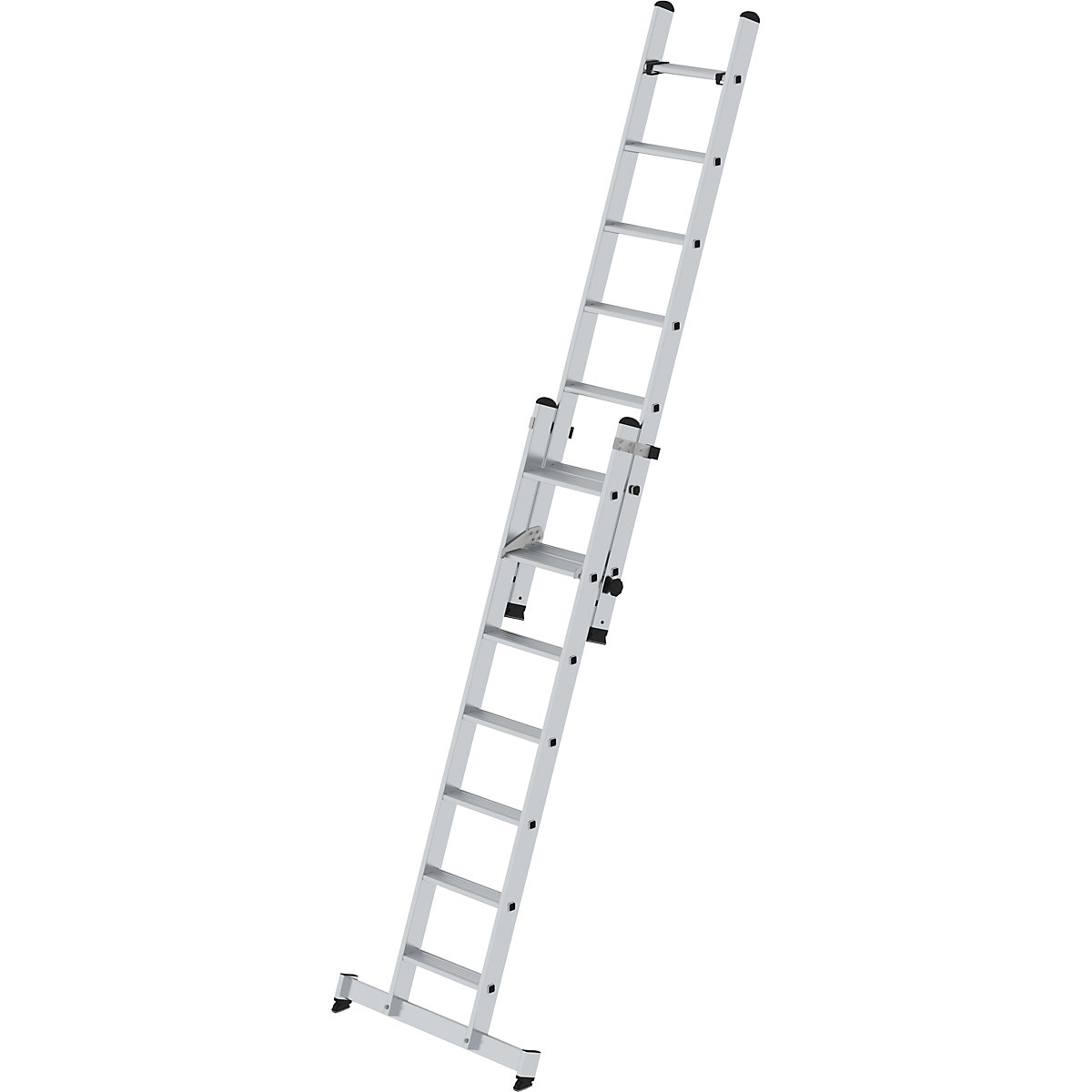 Escalera extensible de peldaños planos, 2 tramos &ndash; MUNK