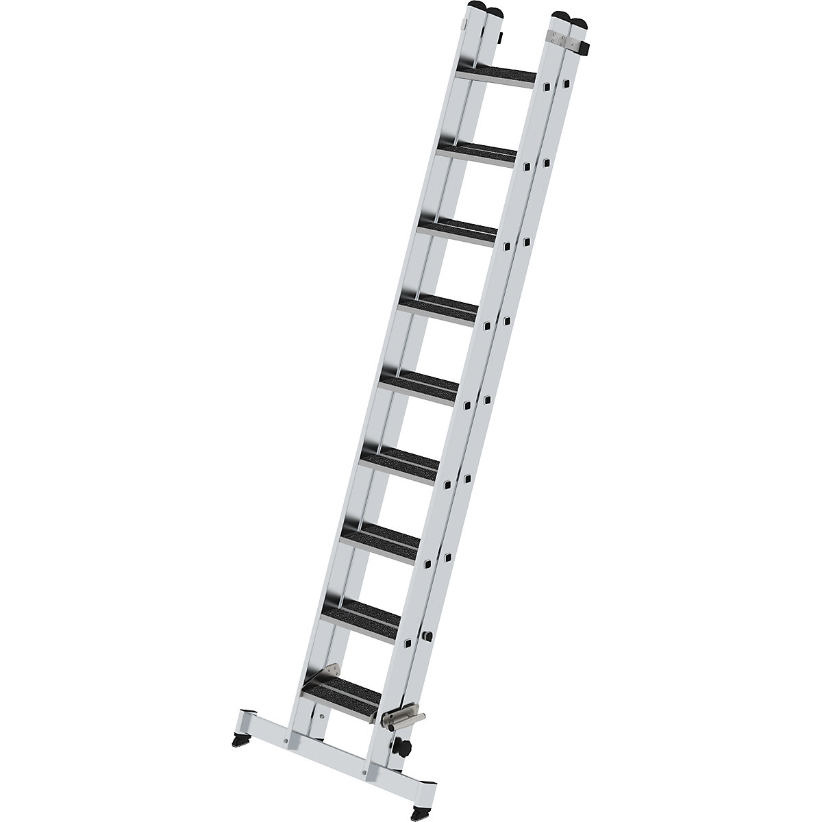 Escalera extensible de peldaños planos, 2 tramos – MUNK (Imagen del producto 2)-1