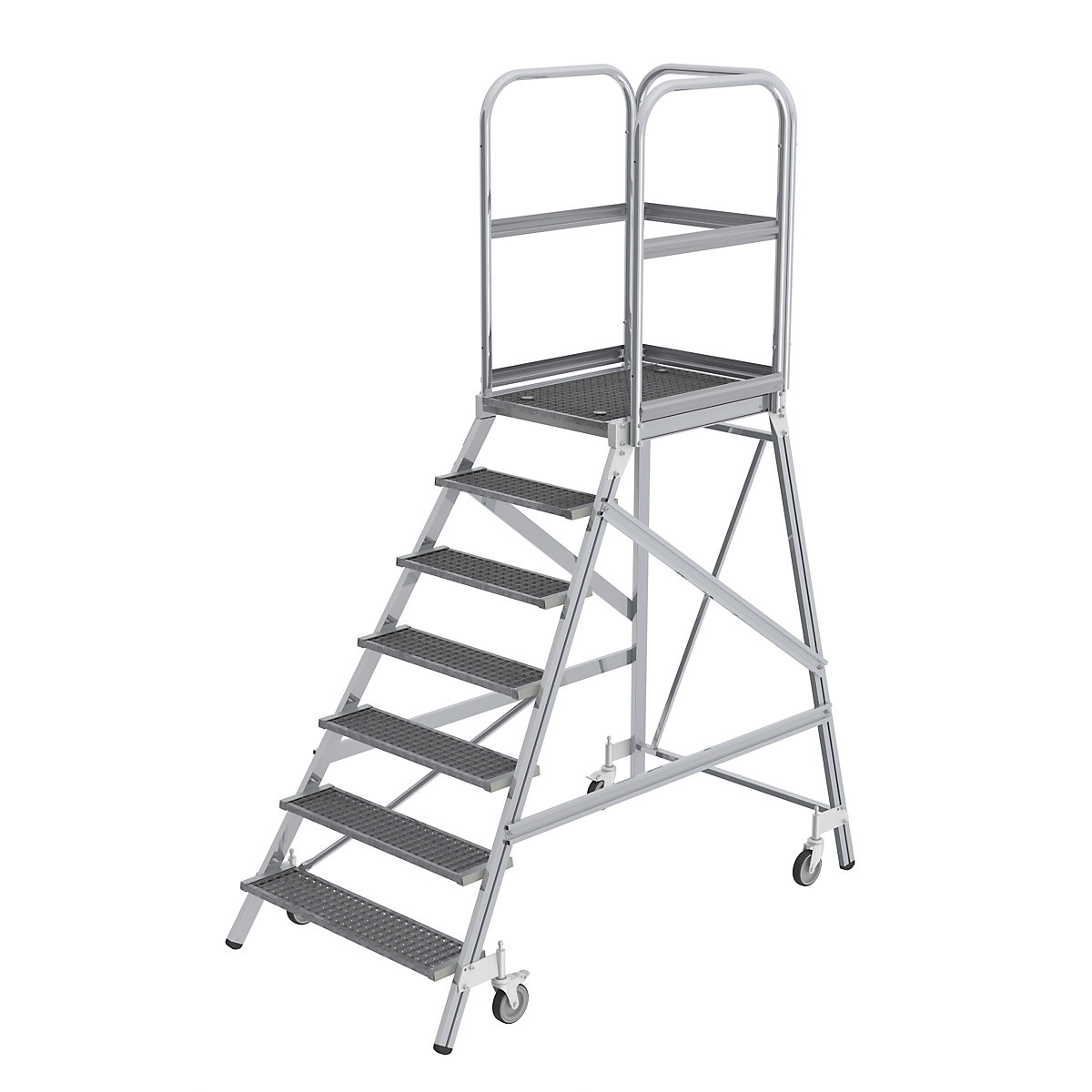 Escalera con tarima de ascenso por un lado &ndash; MUNK