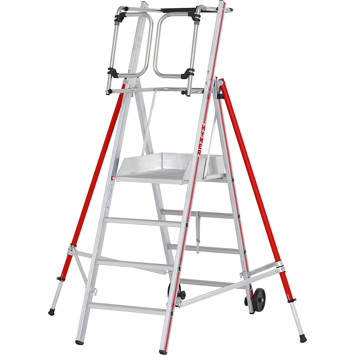 Escalera de plataforma de aluminio – HYMER