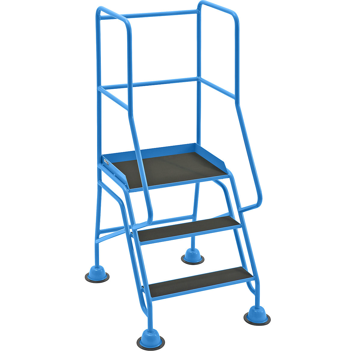 Escalera rodante con tarima &ndash; eurokraft pro