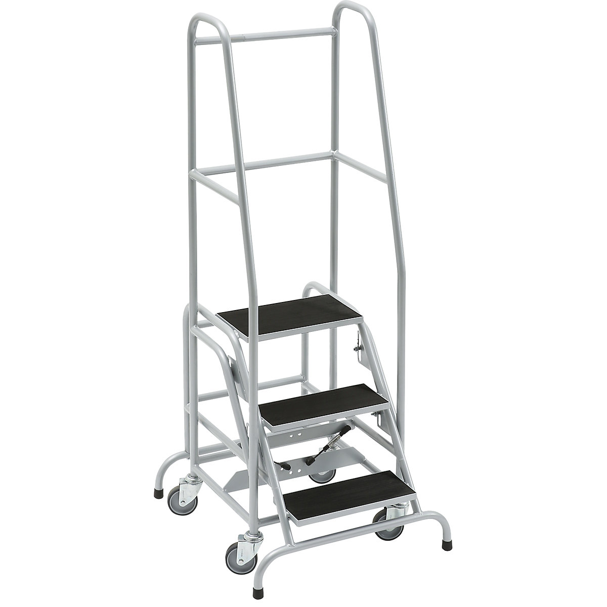 Escalera rodante con tarima &ndash; eurokraft pro