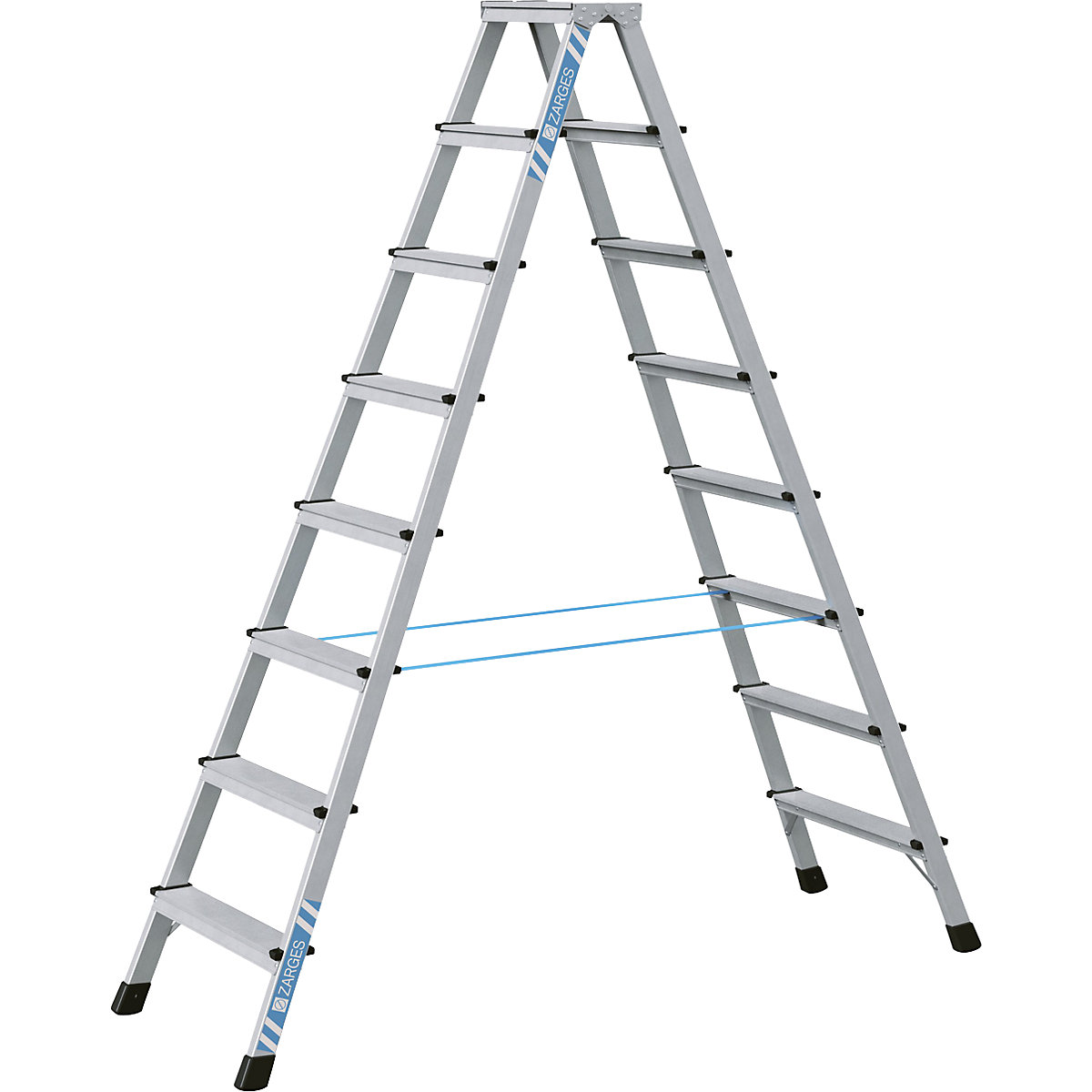 Escalera de peldaños profesional, anodizada &ndash; ZARGES