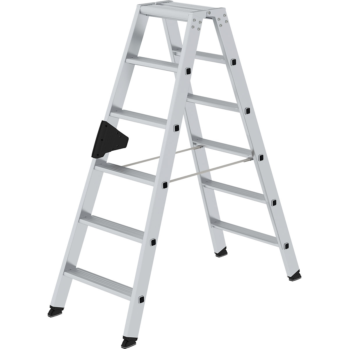 Escalera tipo tijera de peldaños planos, ascenso por ambos lados &ndash; MUNK