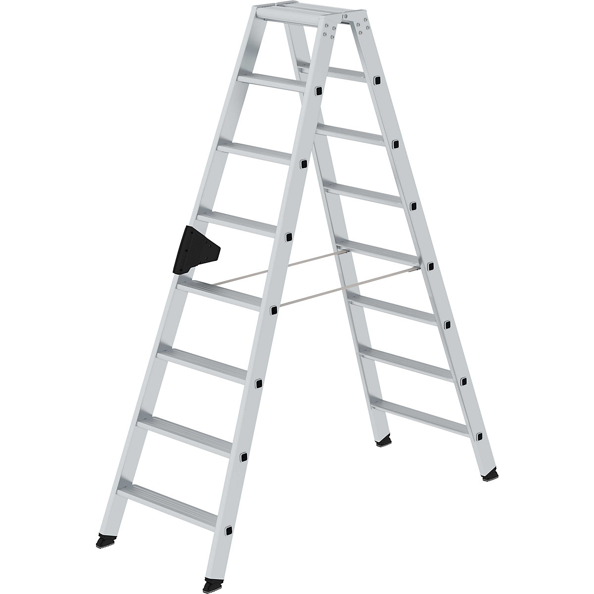 Escalera tipo tijera de peldaños planos, ascenso por ambos lados &ndash; MUNK