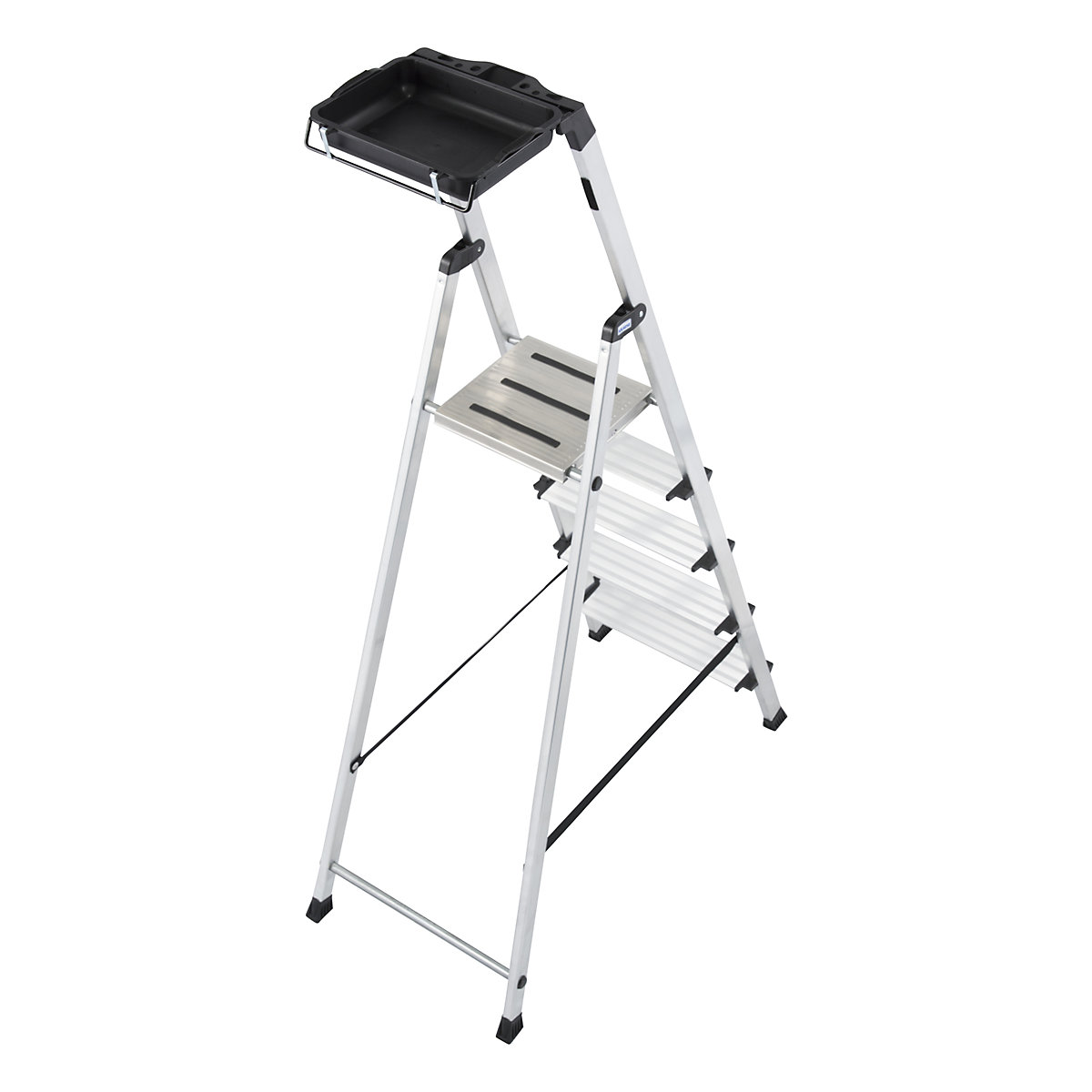 Escalera tipo tijera de peldaños planos de aluminio – KRAUSE (Imagen del producto 5)-4