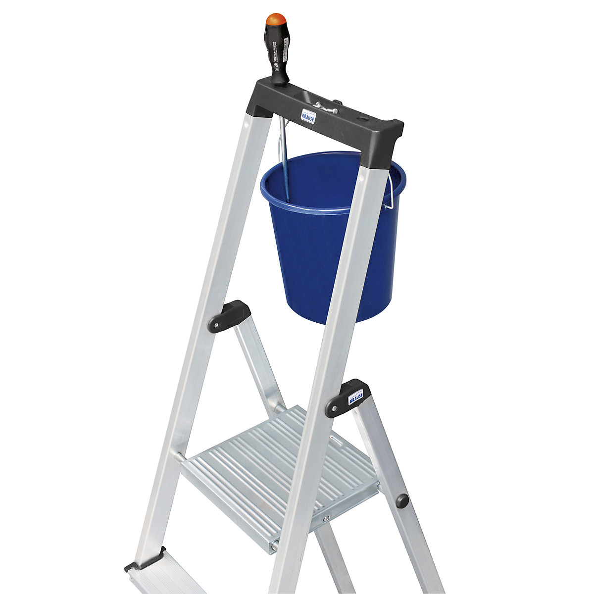 Escalera tipo tijera de peldaños planos – KRAUSE (Imagen del producto 3)-2