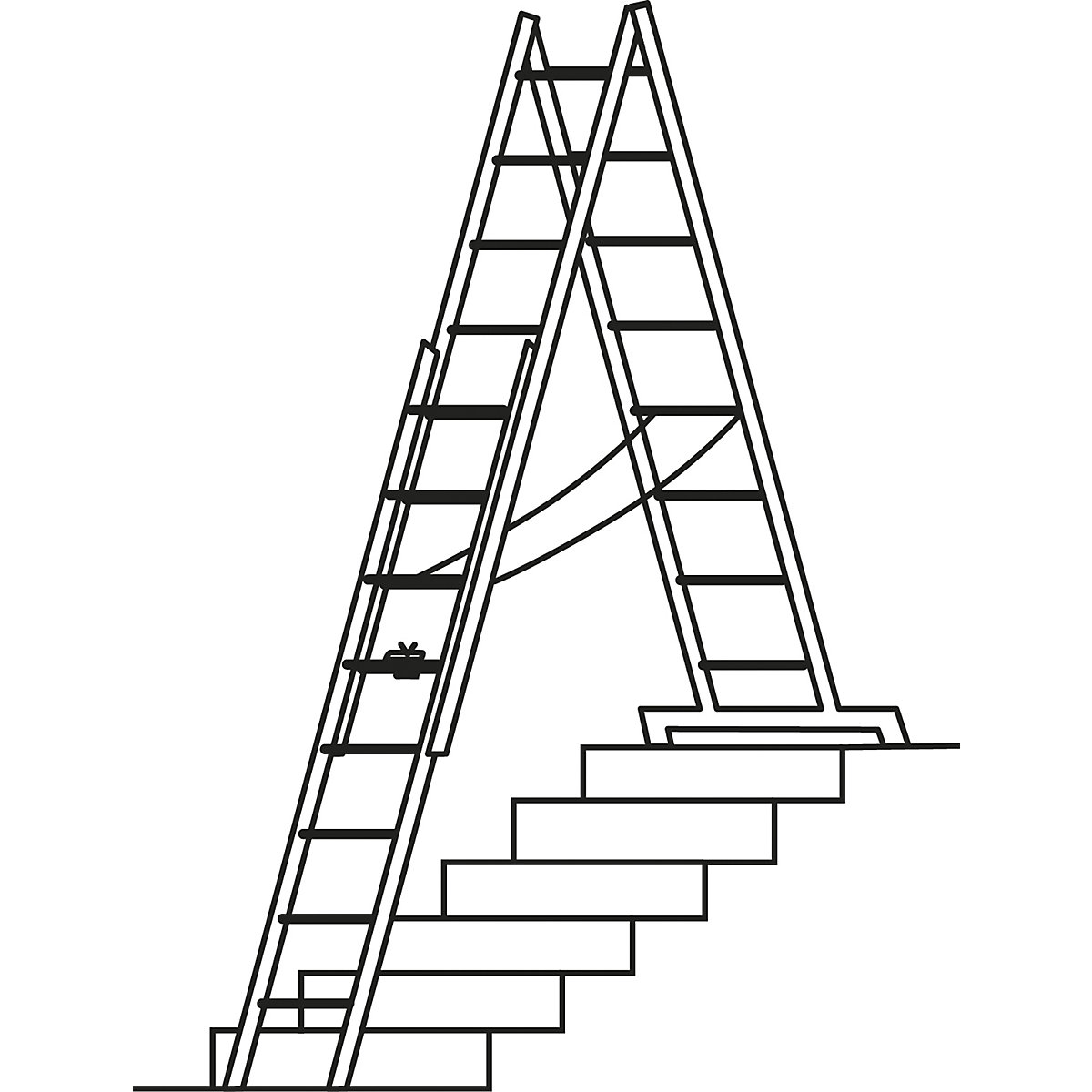 Escalera multiusos de aluminio – HYMER (Imagen del producto 10)-9