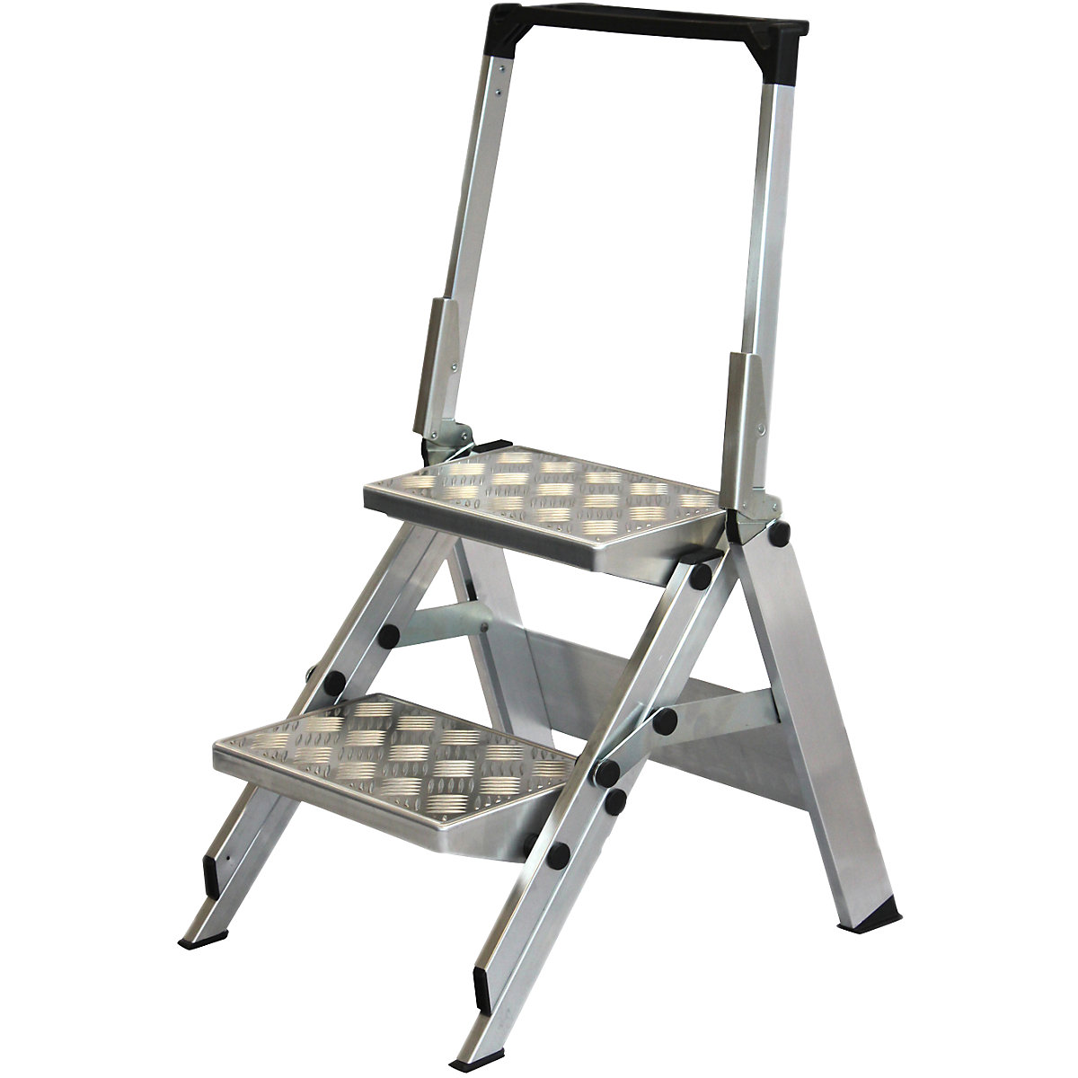 Escalera plegable de aluminio