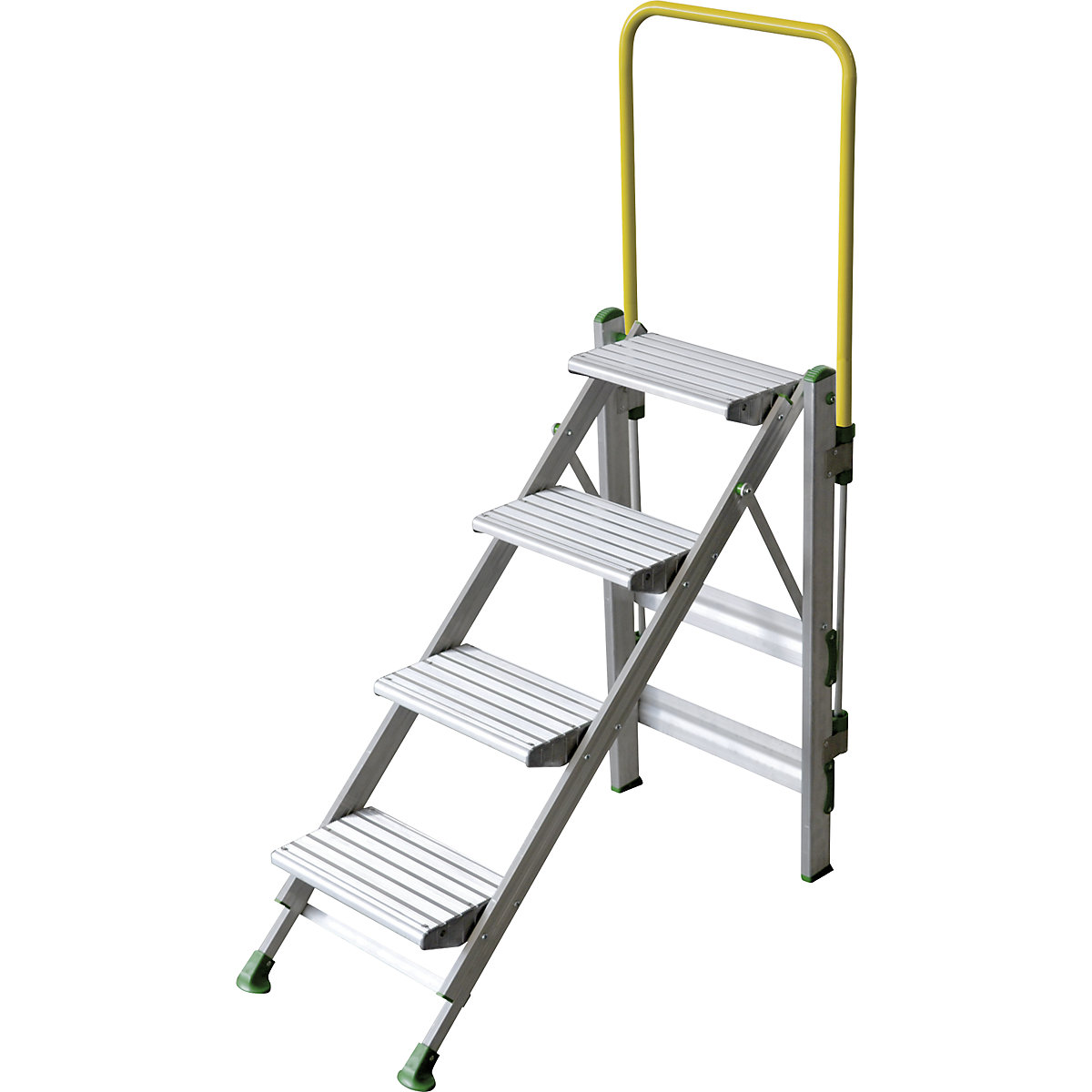 Escalera plegable de metal ligero
