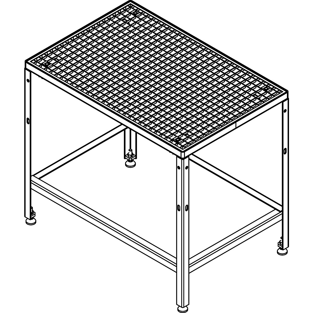 Plataforma para sistema modular de plataformas – eurokraft pro (Imagen del producto 11)-10