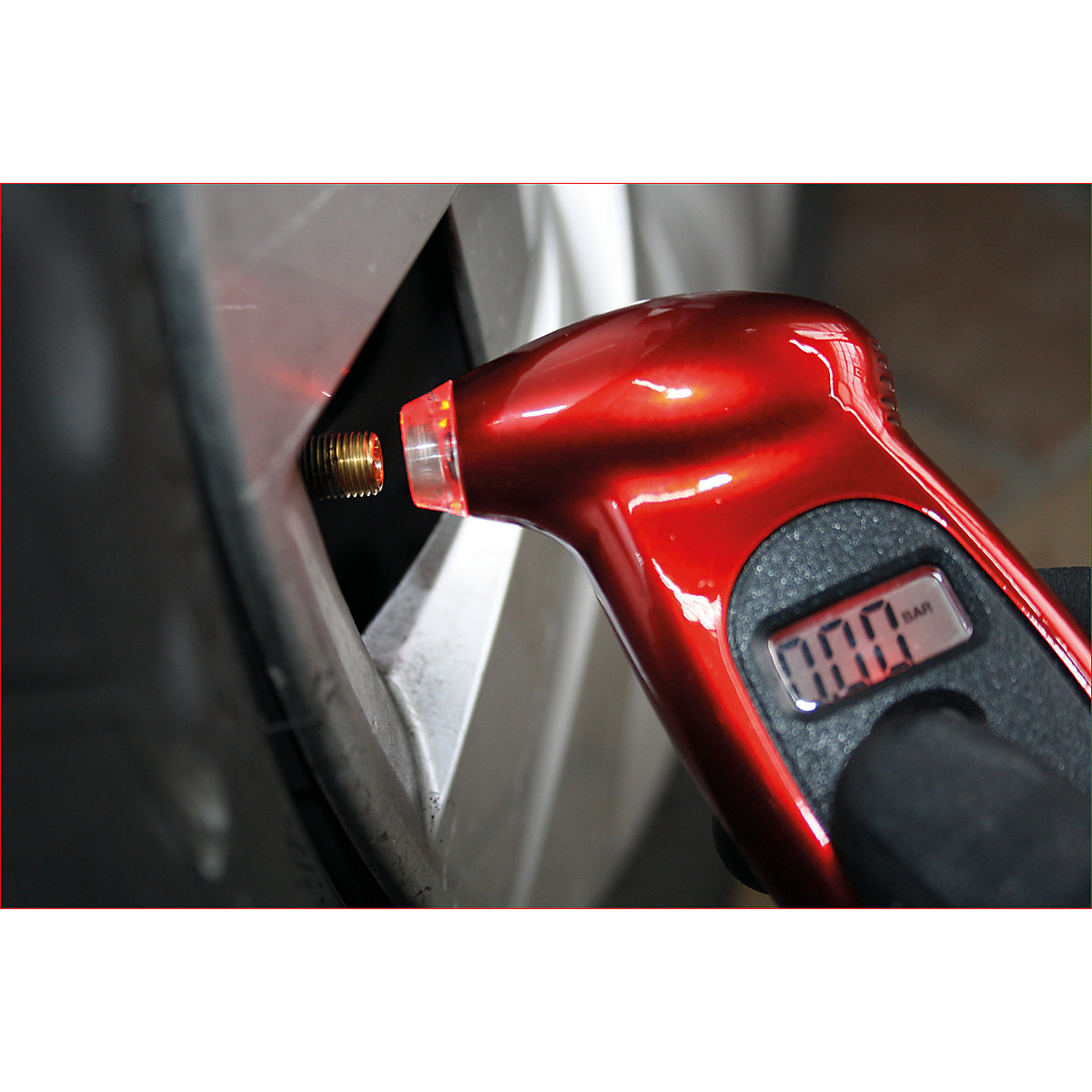 Medidor de pressão dos pneus digital – KS Tools (Imagem do produto 2)-1