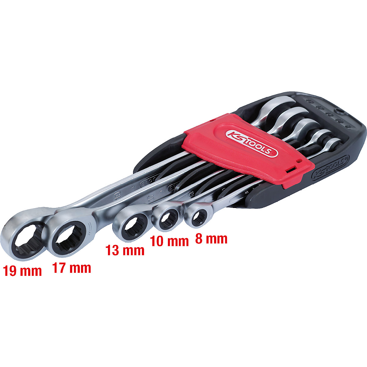 Conjunto de chaves de boca/luneta com roquete GEARplus – KS Tools (Imagem do produto 4)-3