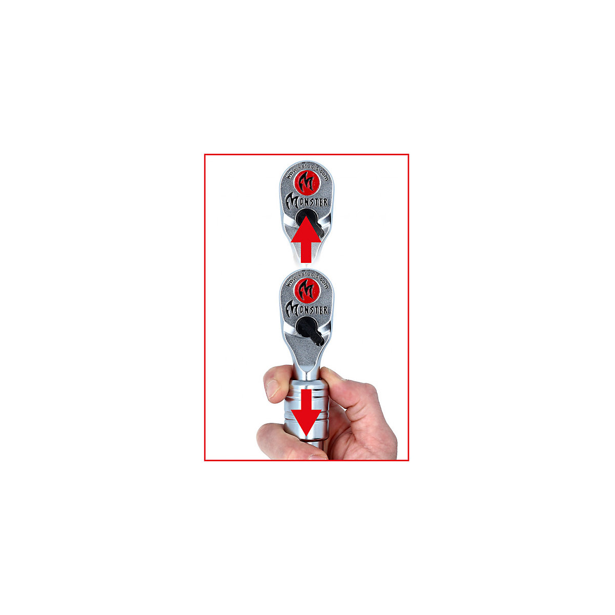 Roquete inversor telescópio MONSTER de 1/2'' – KS Tools (Imagem do produto 10)-9