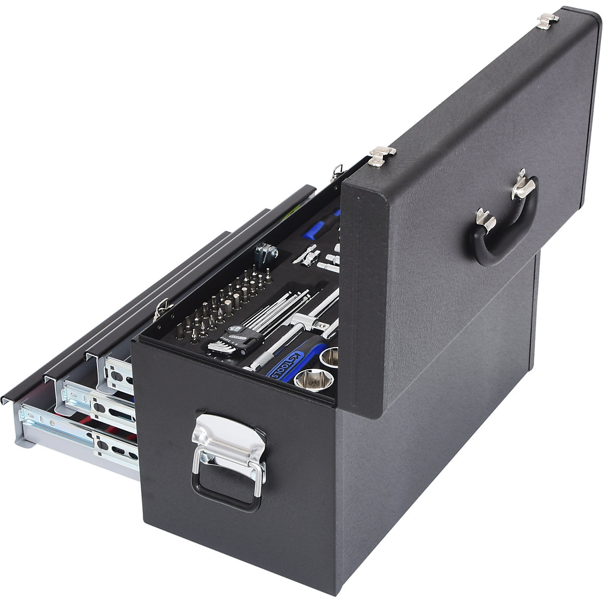 Juego de herramientas universales de 1/4'' + 1/2'' CHROMEplus, GEAR – KS Tools (Imagen del producto 3)-2